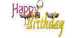 Happy Birthday sign