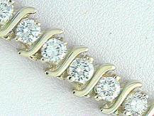 Diamond and Gold Bracelet